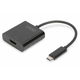 slomart Grafični adapter hdmi 4k 30hz uhd na usb 3.1 tip c, z zvokom, črn, dolžina 15 cm