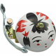Crane Bell Handpainted Suzu Bell Onna