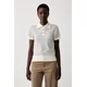A.P.C. pletena polo ženska majica bombažna polo aline