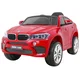 RAMIZ Električni otroški avtomobilček BMW X6M, rdeč SUV + vrata na daljinsko upravljanje