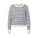Lollys Laundry Pulover temno modra/bela