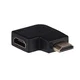 Akyga AK-AD-45 HDMI A/M - HDMI A/F adapter, stranski kotni