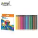 S-COOL Drvene bojice sa gumicom SC1482/ set 1/24