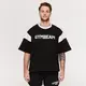GymBeam Premium Heavyweight Varsity T-Shirt Black