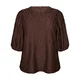 Zizzi Bluza ELOTUS temno rjava