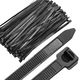 Kabelske vezice 100 kos črne 3,6x200mm