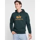 ALPHA INDUSTRIES Majica temno zelena/oranžna