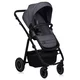 Lionelo Voziček AMBER PLUS 2V1 2025 GREY GRAPHITE