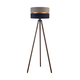 Duolla - Podna lampa DUO 1xE27/60W/230V prečnik 44 cm siva/plava/braon