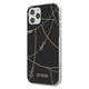 Guess GUHCP12MPCUCHBK iPhone 12/12 Pro 6,1 black hardcase Gold Chain Collection (GUE000872)