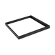 Crni metalni okvir za ugradnju LED panela 600x600 mm