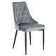 Trpezarijska stolica 1168 Siva/Metalne crne noge 455x440x895mm ( 775-524 )