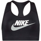 Sportski grudnjak Nike Medium-Support Graphic Sports Bra W - black/white/particle grey