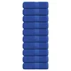 shumee vidaXL Brisače 10 kos modra 30x30 cm 360 g/m2 100% bombaž