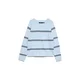VERO MODA Pulover modra / svetlo modra / svetlo siva