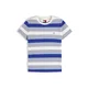 Tommy Jeans Majica ESS kraljevo modra / živo rdeča / bela