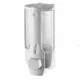 BISK Stenski dozirnik mila 300 ml bel