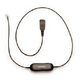 Jabra QD Cord to 3.5 mm jack. With in-line call-answering; for Alcatel 8er and 9er Series (8735-019)