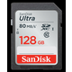SANDISK spominska kartica Ultra SDXC 128GB Class 10 UHS-I (SDSDUNC-128G-GN6IN)