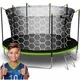 Vrtna trampolina 15ft/465cm z notranjo mrežo in lestvijo Neo-Sport