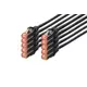 CAT 6 S-FTP patch cord, Cu, LSZH AWG 27/7, length 3 m, 10 pieces, color black