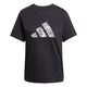 Adidas Ženska majica kratkih rukava Camo Tee, Crna