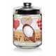 STEKLENI KOZAREC S POKROVOM ZA SOL 800ML, VALENTINA DEC.HEART