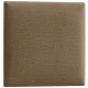 Ljubki dom Tapecirani stenski panel QUADRATTA 40 x 40 cm – več barv Barva: Svetlo rjava
