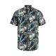 Jack & Jones Plus Srajca JJHONOLULU mornarska/svetlo modra/svetlo zelena/bela