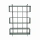 Hanah Home Bruti Green Black Polica za knjige 120x180x29.6cm, Zimzelena
