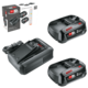 BOSCH 1600A031T5 Starter Set 18V 2 x 2.5Ah Akumulator + AL 18V-44 Punjač