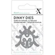 Docrafts xcut Šablone Ladybug 1 kos