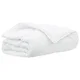 Vidaxl Poletna odeja Bela 260 x 220 x 3 cm Poliester