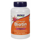 NOW Foods Biotin, 10 mg ekstra moč, 120 zeliščnih kapsul