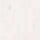vidaXL vidaXL Vrtni stol bel 57,5x63x76 cm trdna borovina, (21072520)