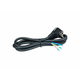 COMMEL Priključni kabl 16A 250V 3500W crni 1/5m H05RR-F 3G2/5 C0631