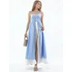 MSN Collection Obleka modra/bela