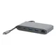 Mobilis Mobilis 020027 Docking postaja USB 3.2 Gen 1 Type-C, siva, 4K60Hz