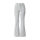 Kamila Šikl Kavbojke Striped flared jeans modra / bela