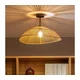 Brilagi - LED plafonski luster CERIA BOHO 1xE27/60W/230V prečnik 50 cm crna/braon