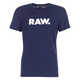 G-Star Raw Majice s kratkimi rokavi HOLORN R T S/S Modra