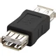Renkforce USB 2.0 adapter [1x USB 2.0 vtičnica A - 1x USB 2.0 vtičnica A] črn Renkforce