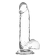 Transparentni dildo, 20 cm