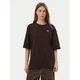 adidas Majica Essentials Boyfriend LL0396 Temno rjava Regular Fit