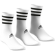 adidas 3S CSH CRW3P, muške čarape za fitnes, bijela DZ9346
