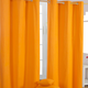 HOMESCAPES Homescapes Navadne oranžne bombažne zavese Eyelet 137x182 cm, (20749519)