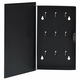 vidaXL Kutija za ključeve s magnetnom pločom crna 30 x 20 x 5,5 cm