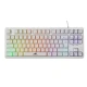 Baracuda tipkovnica USB bela gaming BGK-01114 KRILL-W