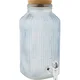 Cosy & Trendy Dozirnik za pijačo Raya s pipico, plutovinast zamašek, moder, prostornina: 3,35 l
