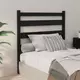 Vidaxl vidaXL Vzglavje postelje črno 96x4x100 cm masivni borov les